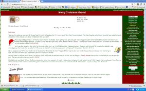 Grace's Email from Santa