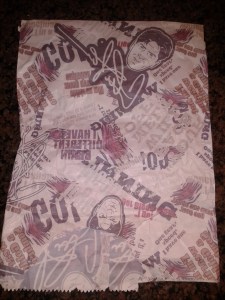 Charlie Sheen gift bag