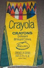 1980's crayon sleeping bag