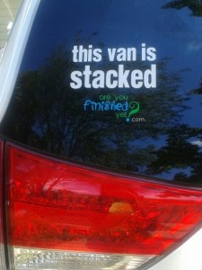 Oh. My. Lanta. I'm a bumper sticker.