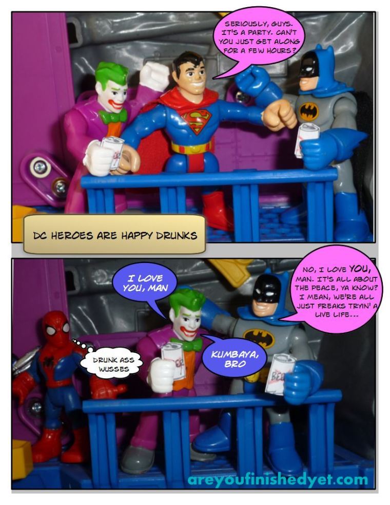batman, joker, superman