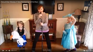 frozen anna elsa parody